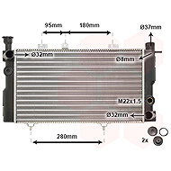 VAN WEZEL radiator, engine cooling 40002096 - Car cooler
