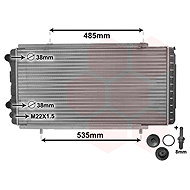 VAN WEZEL radiator, engine cooling 40002150 - Car cooler