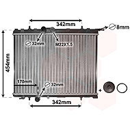 VAN WEZEL radiator, engine cooling 40002189 - Car cooler