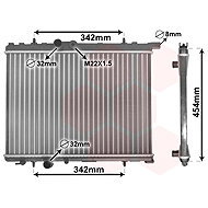 VAN WEZEL radiator, engine cooling 40002190 - Car cooler