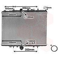 VAN WEZEL radiator, engine cooling 40002198 - Car cooler