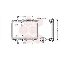 VAN WEZEL radiator, engine cooling 40002202 - Car cooler