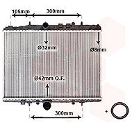 VAN WEZEL radiator, engine cooling 40002208 - Car cooler