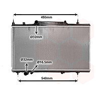 VAN WEZEL radiator, engine cooling 40002230 - Car cooler