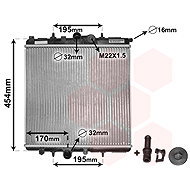 VAN WEZEL radiator, engine cooling 40002243 - Car cooler