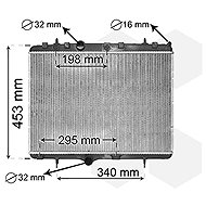 VAN WEZEL radiator, engine cooling 40002255 - Car cooler