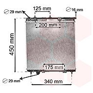 VAN WEZEL radiator, engine cooling 40002288 - Car cooler
