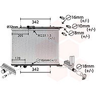 VAN WEZEL radiator, engine cooling 40002300 - Car cooler