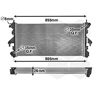 VAN WEZEL radiator, engine cooling 40002309 - Car cooler