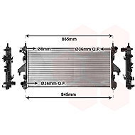 VAN WEZEL radiator, engine cooling 40012305 - Car cooler