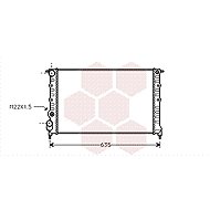 VAN WEZEL radiator, engine cooling 43002149 - Car cooler