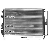 VAN WEZEL radiator, engine cooling 43002241 - Car cooler