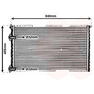 VAN WEZEL radiator, engine cooling 43002257 - Car cooler