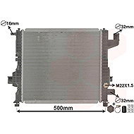 VAN WEZEL radiator, engine cooling 43002262 - Car cooler