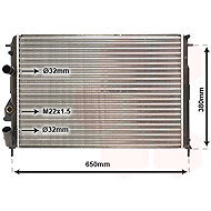 VAN WEZEL radiator, engine cooling 43002266 - Car cooler