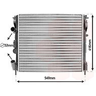 VAN WEZEL radiator, engine cooling 43002270 - Car cooler