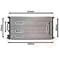 VAN WEZEL radiator, engine cooling 43002276 - Car cooler