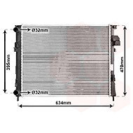 VAN WEZEL radiator, engine cooling 43002303 - Car cooler
