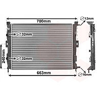 VAN WEZEL radiator, engine cooling 43002306 - Car cooler