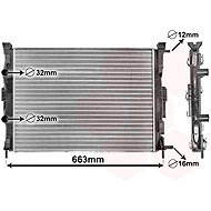 VAN WEZEL radiator, engine cooling 43002307 - Car cooler