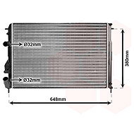 VAN WEZEL radiator, engine cooling 43002312 - Car cooler