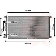 VAN WEZEL radiator, engine cooling 43002322 - Car cooler