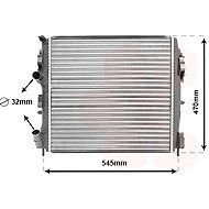 VAN WEZEL radiator, engine cooling 43002325 - Car cooler