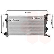 VAN WEZEL radiator, engine cooling 43002410 - Car cooler
