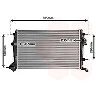 VAN WEZEL radiator, engine cooling 43002414 - Car cooler