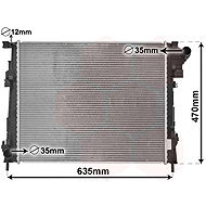 VAN WEZEL radiator, engine cooling 43002427 - Car cooler