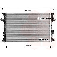 VAN WEZEL radiator, engine cooling 43002438 - Car cooler