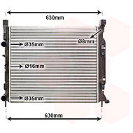 VAN WEZEL radiator, engine cooling 43002470 - Car cooler