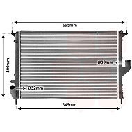 VAN WEZEL radiator, engine cooling 43002477 - Car cooler