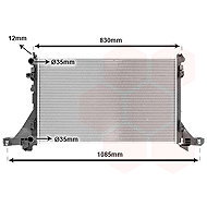 VAN WEZEL radiator, engine cooling 43002561 - Car cooler