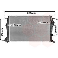 VAN WEZEL radiator, engine cooling 43002616 - Car cooler