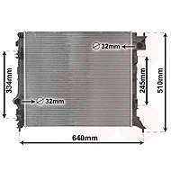 VAN WEZEL radiator, engine cooling 43012701 - Car cooler