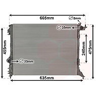 VAN WEZEL radiator, engine cooling 43012709 - Car cooler