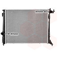 VAN WEZEL radiator, engine cooling 43012717 - Car cooler