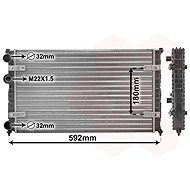 VAN WEZEL radiator, engine cooling 49002023 - Car cooler