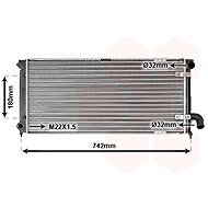 VAN WEZEL radiator, engine cooling 49002028 - Car cooler
