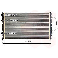 VAN WEZEL radiator, engine cooling 49002031 - Car cooler