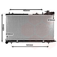 VAN WEZEL radiator, engine cooling 51002046 - Car cooler
