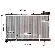 VAN WEZEL radiator, engine cooling 51002049 - Car cooler