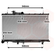 VAN WEZEL radiator, engine cooling 51002050 - Car cooler