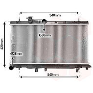 VAN WEZEL radiator, engine cooling 51002052 - Car cooler