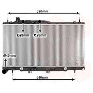 VAN WEZEL radiator, engine cooling 51002069 - Car cooler