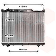 VAN WEZEL radiator, engine cooling 52002099 - Car cooler