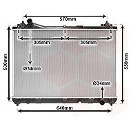 VAN WEZEL radiator, engine cooling 52002103 - Car cooler