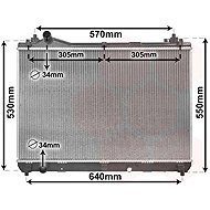 VAN WEZEL radiator, engine cooling 52002104 - Car cooler