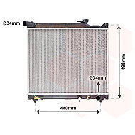 VAN WEZEL radiator, engine cooling 52002106 - Car cooler